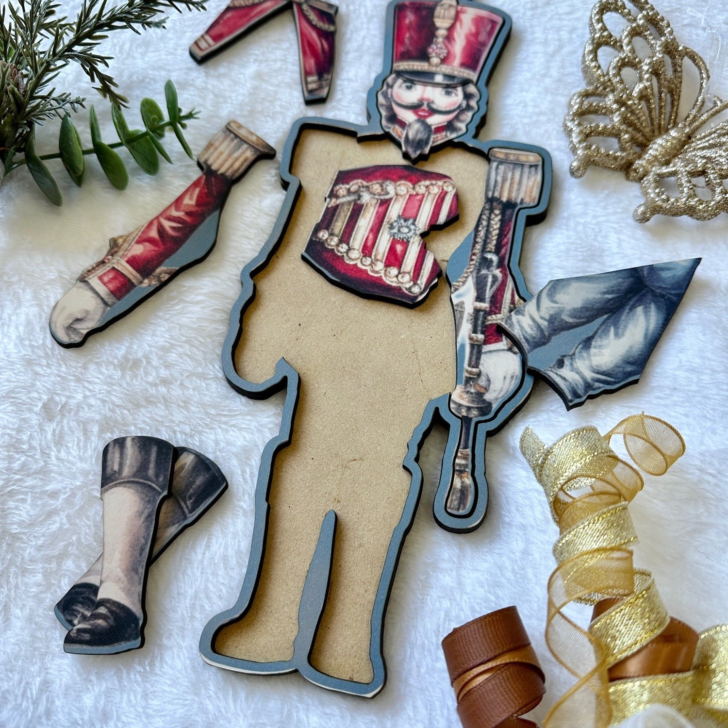 Christmas Nutcracker Wooden Jigsaw Shaped