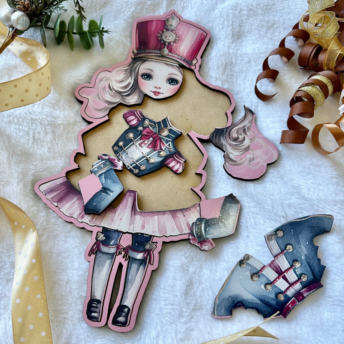 Christmas Nutcracker Wooden Jigsaw Shaped