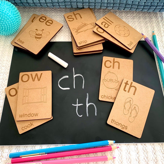 Wooden Learning Sounds Cards