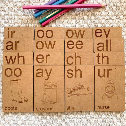 Wooden Learning Sounds Cards