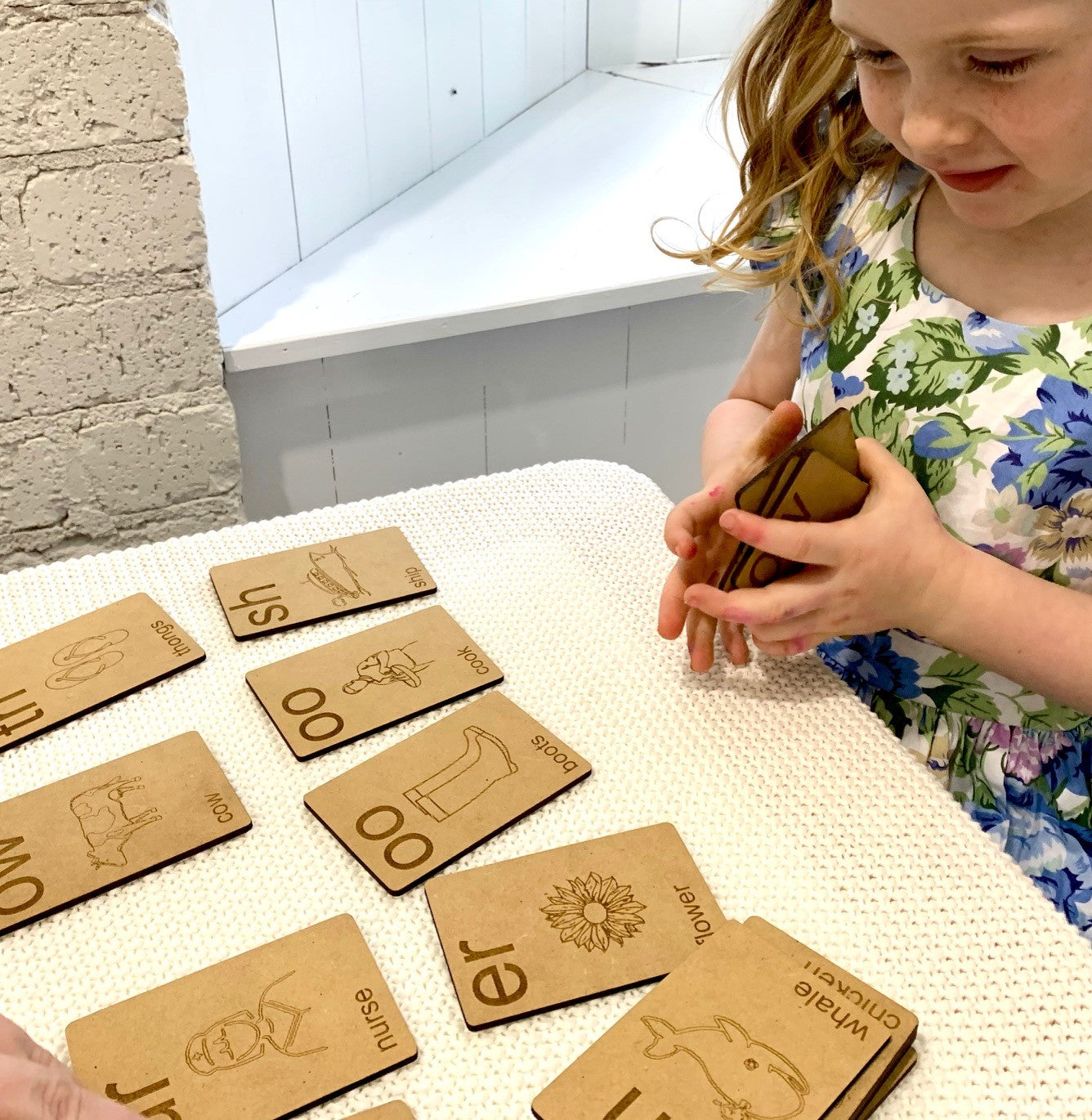 Wooden Learning Sounds Cards