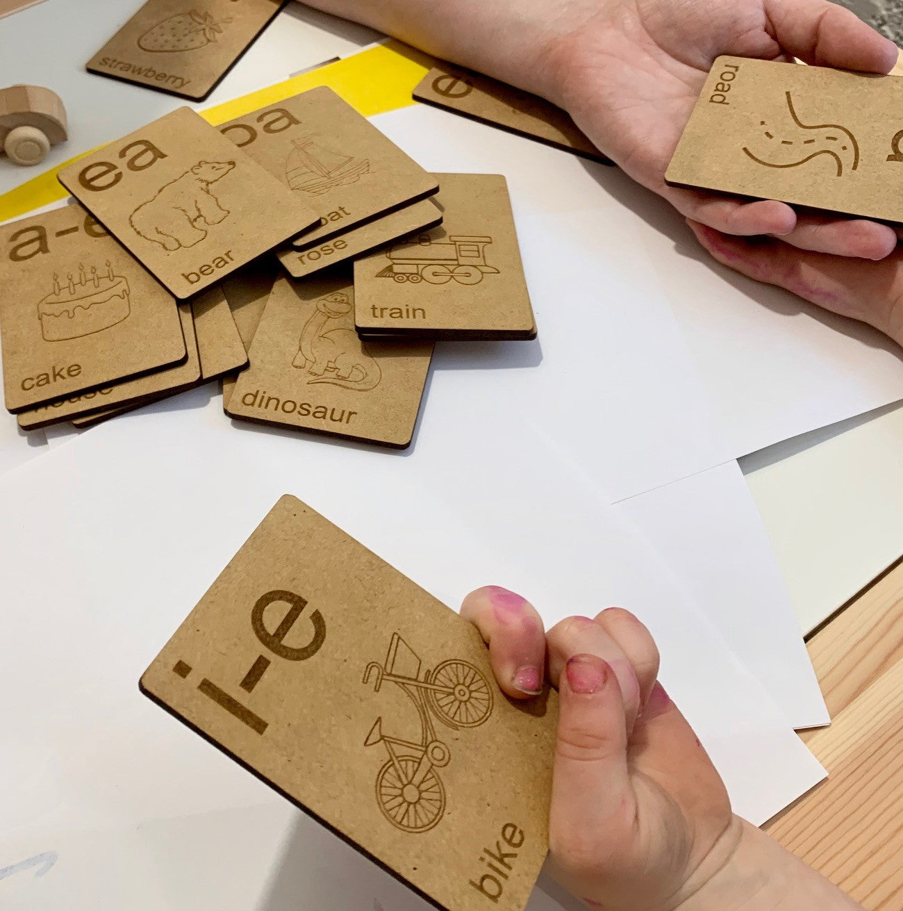 Wooden Learning Sounds Cards