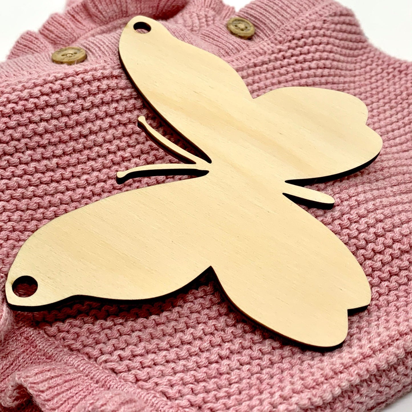 Wooden Animal Butterfly Bunting