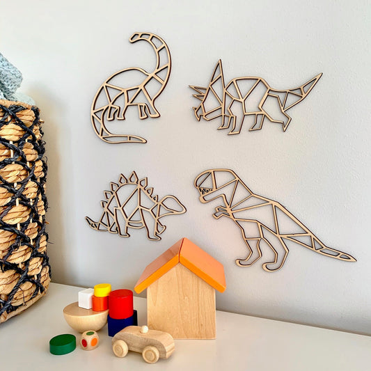 Wooden Dinosaur Shape