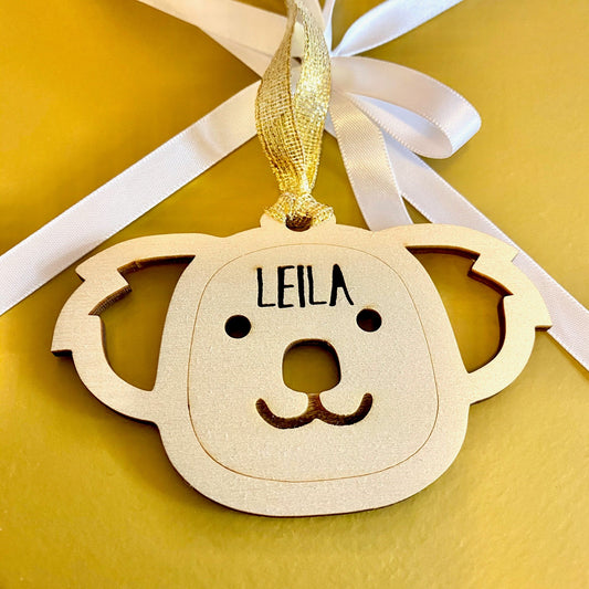 Personalised Christmas Wooden Present Gift Tags Ornaments