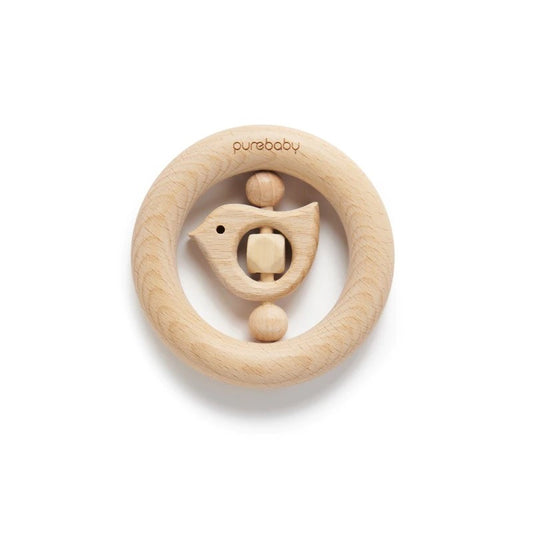 Purebaby Birdy Teething Ring