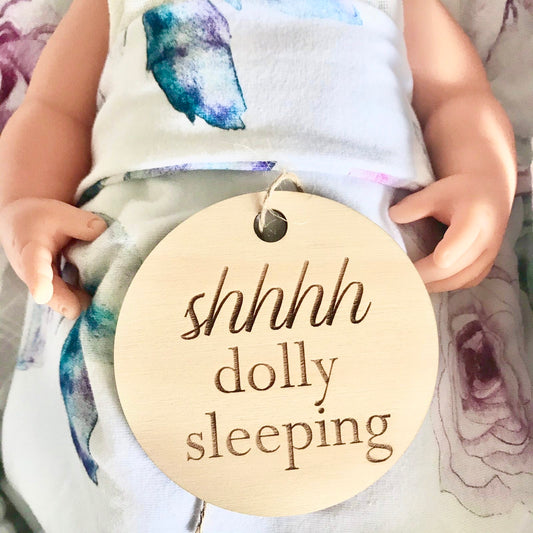 Doll Signs Sleeping